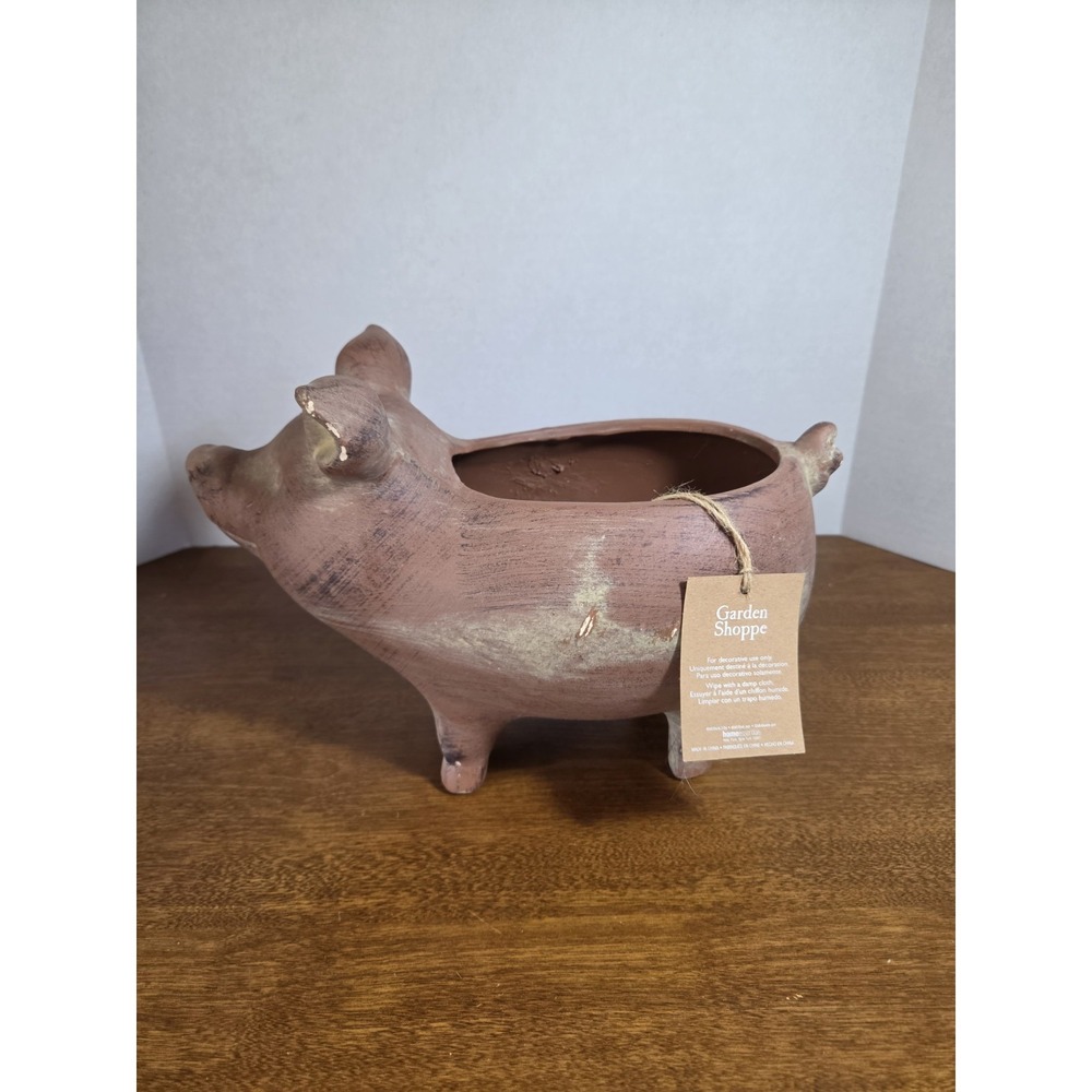 Large Terracotta Pig Apropos Home Collection Planter Garden Shoppe